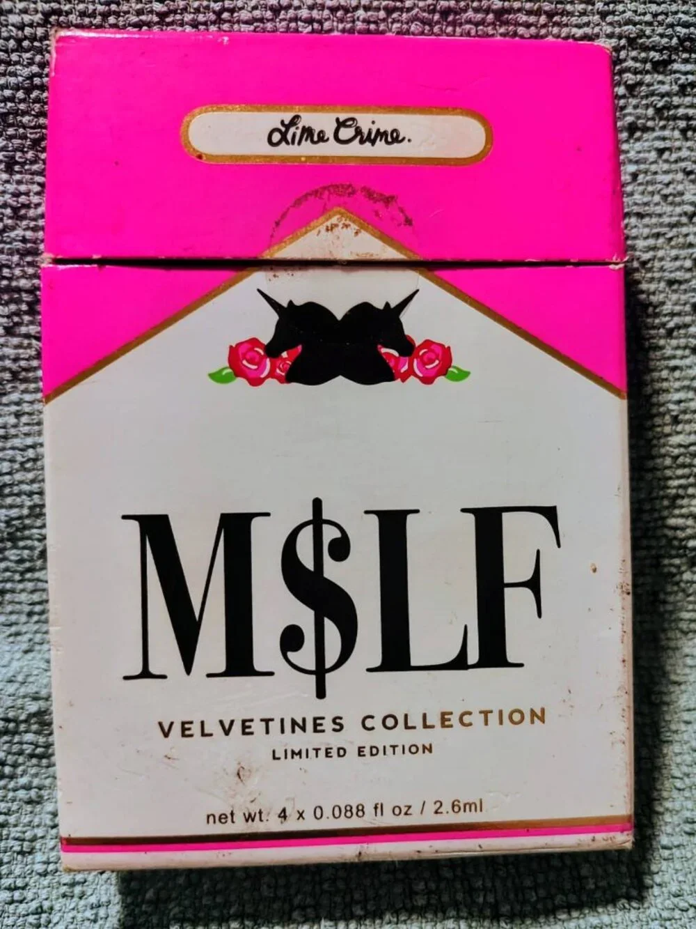 Lime Crime M$LF Velvetines Collection – Limited Edition (4-Piece Matte Liquid Li